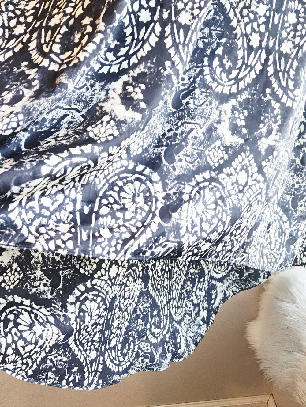 TYSA PAISLEY PRINT MAXI DRESS ADJUSTABLE STRAPS IN BLACK & WHITE Size SMALL - Picture 9 of 16